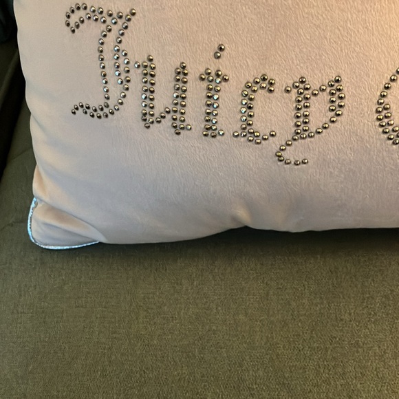 ✨Juicy Couture htf 💎BLING💎 gorgeous throw / accent pillow NWT - Picture 10 of 16